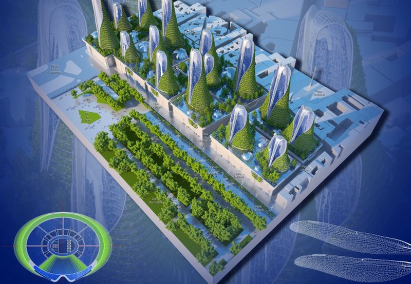 Illustration for article titled Paris as a Green and Sustainable Future City Is Even More Beautiful